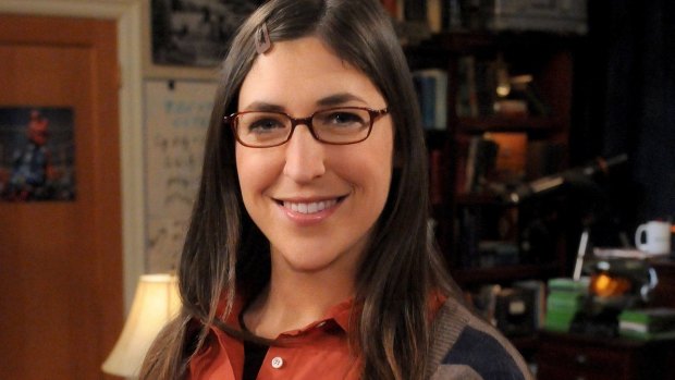 Mayim Bialik as Dr Amy Fowler in The Big Bang Theory.
