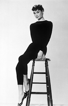 Audrey Hepburn, the personification of poise and perfect manners.