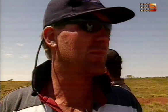 Pilot Andrew Beaumont flew across the remote area numerous times, and had an eagle eye. 