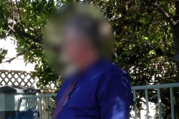 The 47-year-old maths teacher was arrested on the street on Monday.