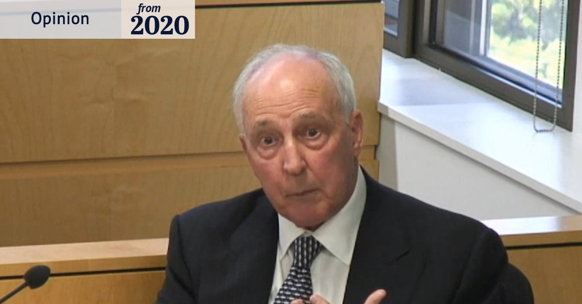 Why Keating's aged care concept is fraught with danger