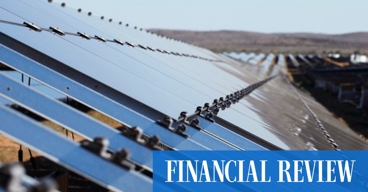 First Sentier buys BlackRock's solar farms for Atmos Renewables - Vimarsana News