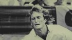 Peter McNamara stretches for a passing shot in a Davis Cup match in March  1986. 