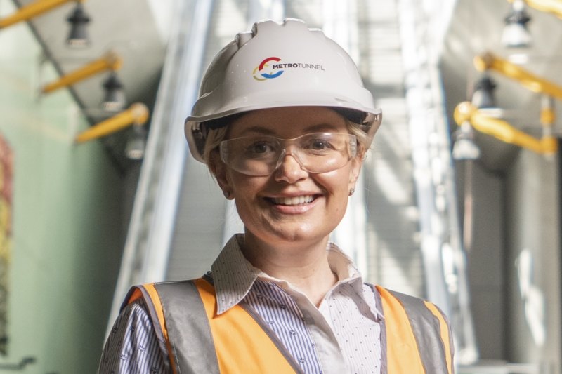 No trains or passengers yet, but Melbourne’s new Metro Rail has shops