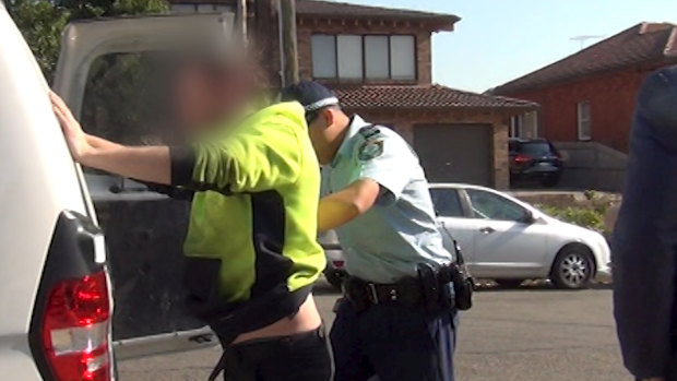 Police arrest the 30-year-old man at his workplace in Ryde.