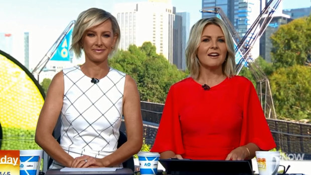 Deb Knight and Georgie Gardner on the "new-look Today".