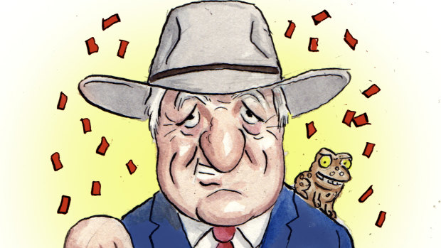 League of his own: Bob Katter’s surprise State of Origin cameo