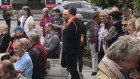 The seat of Higgins opposite Malvern Town Hall where voters turned out for a local ABC radio debate on Monday.