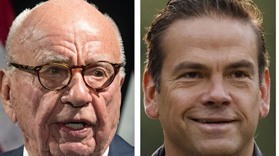 Rupert Murdoch and Lachlan Murdoch