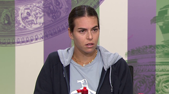 Australian star Ajla Tomljanovic has expressed her disgust at the questioning directed at her about former partner Nick Kyrgios immediately after her exit at Wimbledon.