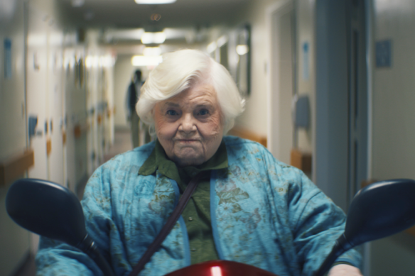 June Squibb gets her scooter motor running in the caper comedy Thelma.