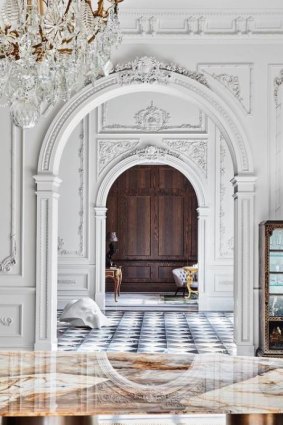 The Arvanitises' opulent home was featured in Vogue Living.
