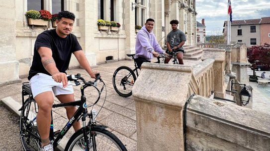 Wallabies in Saint-Galmier.