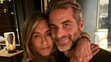 Jennifer Aniston and boyfriend Jim Curtis.