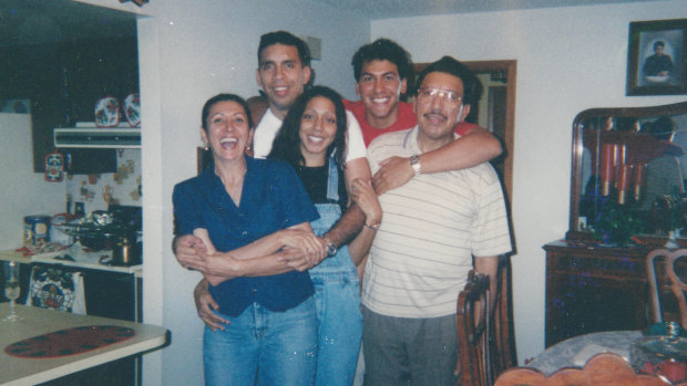 Rey Rivera, pictured here with his family, is the focus of episode one of Unsolved Mysteries. 