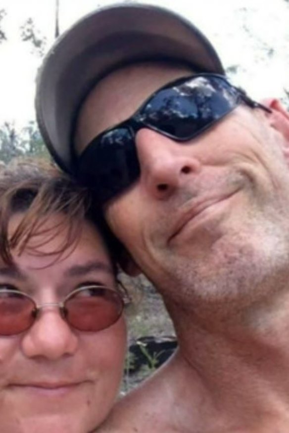 Alan Dare, who lived close to the Train property in Wieambilla, pictured with his wife Kerry.