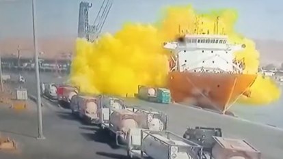 Toxic gas leak at Jordan port kills more than a dozen, injures hundreds