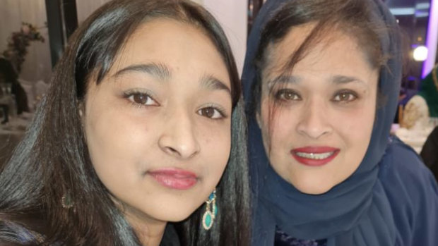 Alisha Hussein, 14, pictured with her mother, Jasmin, died after suffering an asthma attack and waiting over 15 minutes for a triple-zero call to be picked up.