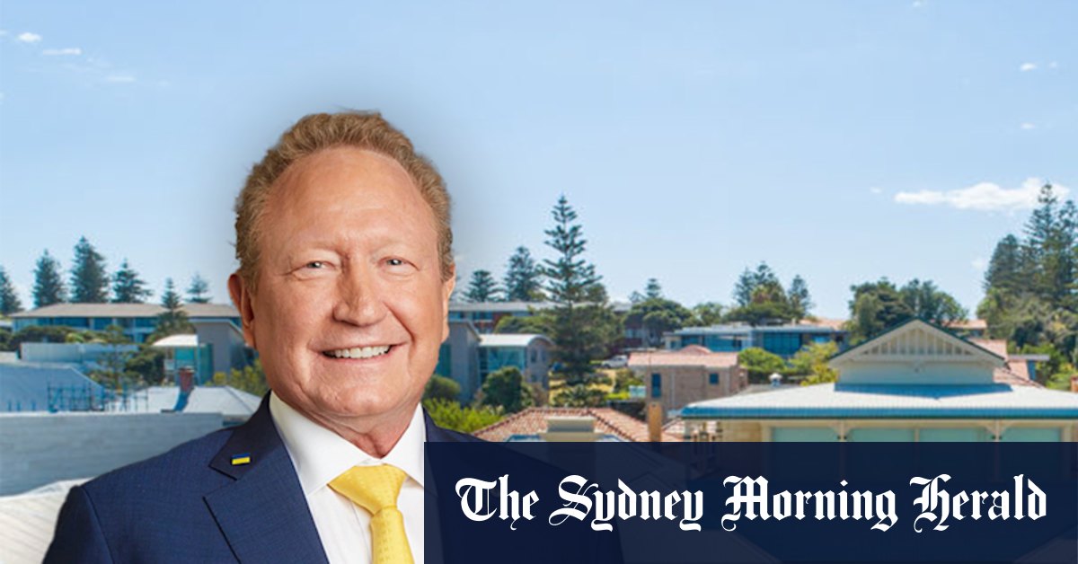 Andrew Forrest to give $15.6 million Cottesloe home the 'Twiggy' touch - Vimarsana News
