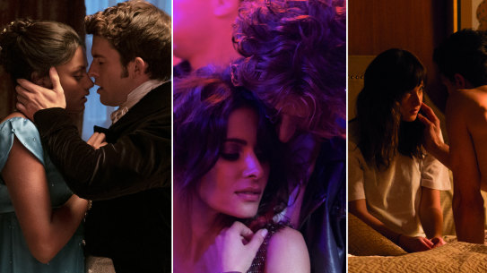 Sexy scenes: Bridgerton, Sex/Life and Fifty Shades of Grey.