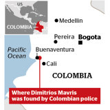 Where Jim Mavris was located in Colombia.