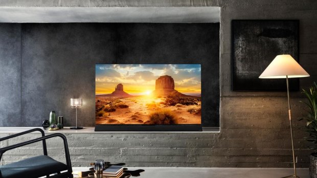 The FZ1000, which starts at $4999 for a 55-inch model, has a built-in soundbar. The FZ950, with no soundbar, starts at $3849.