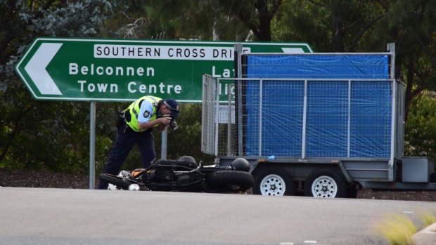 An intersection where a motorcyclist died in February is included in a group of black spots to receive federal government funding.