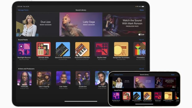 Garageband lets you break down popular songs to see how they work, or build your own.