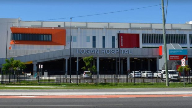 The asylum seeker's life support was switched off at Logan Hospital on Sunday.