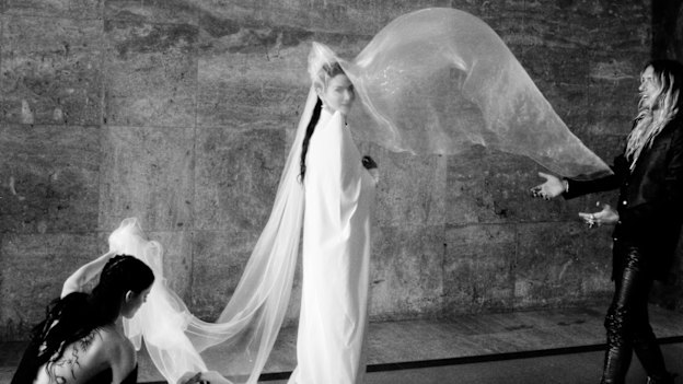 Emma Addams and Maurice Terzini’s wedding in Paris was shot by Vogue. 