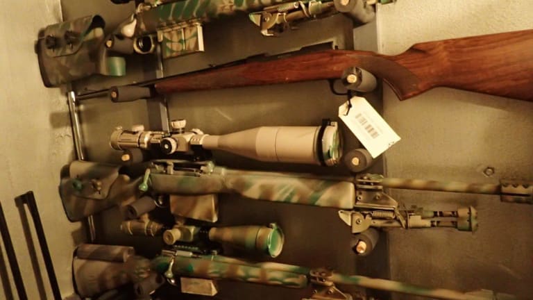 The firearms were stolen early this week.