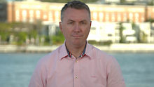James Ashby has compared One Nation’s relationship with the ABC as a domestic violence relationship after banning some of the from a press conference in Melbourne.