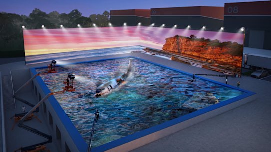 Proponents of Central Coast Studios say they are offering Australia’s largest exterior water tank for filming. 