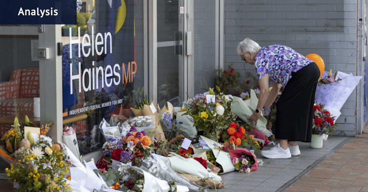 Helen Haines once said she had no mortal enemies. That remark hangs heavily over this town