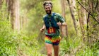Shay running in Albany, Western Australia, during the Run Bibbulmun.