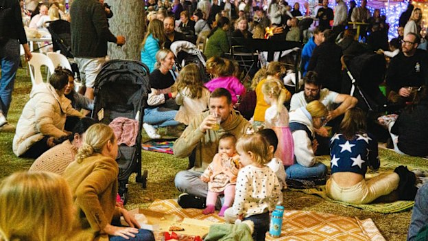 Visitors are encouraged to settle in for food, drink and entertainment at Carseldine Twilight Markets