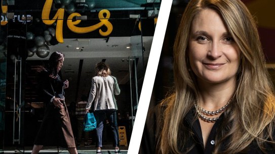 Optus chief executive Kelly Bayer Rosmarin