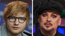 Ed Sheeran and Boy George