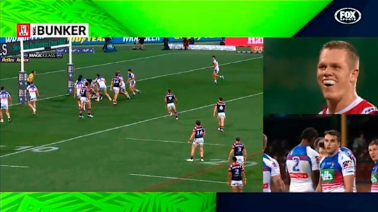 The NRL will rush through a bunker shake-up on the eve of the finals after Graham Annesley claimed the Roosters were denied a try "every day of the week" against Newcastle.