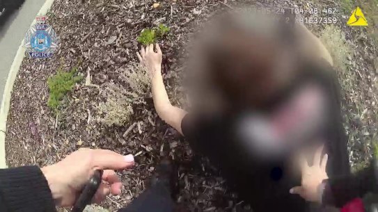 WA Police body-worn camera footage shows the 15-year-old alleged Atlantis Beach Baptist College shooter being arrested.