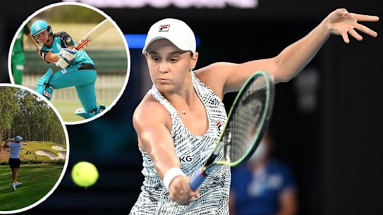 Ash Barty is talented in more than one sport.