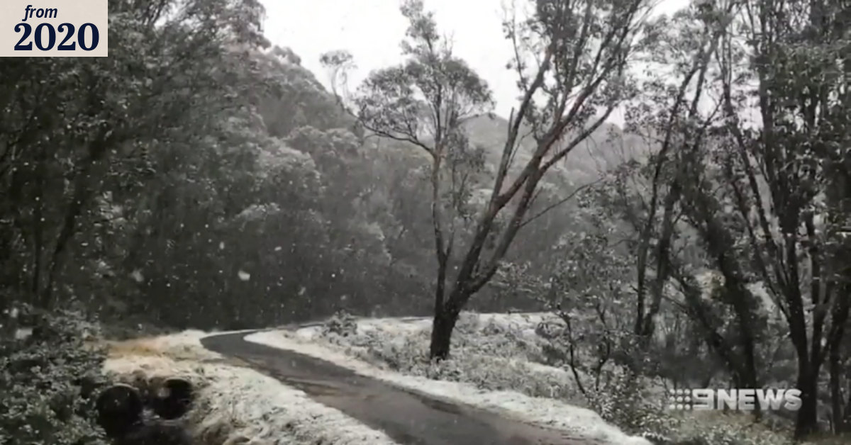 Melbourne weather: Snow in the CBD as Antarctic blast hits Victoria