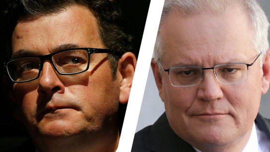 Daniel Andrews and Scott Morrison.