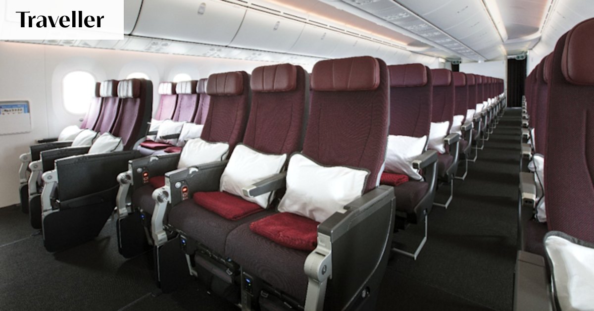 I was bumped from my extra-legroom seat while Qantas staff sat in them