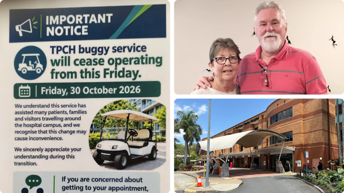 Brisbane news: Prince Charles Hospital buggy service axed in blow for ...