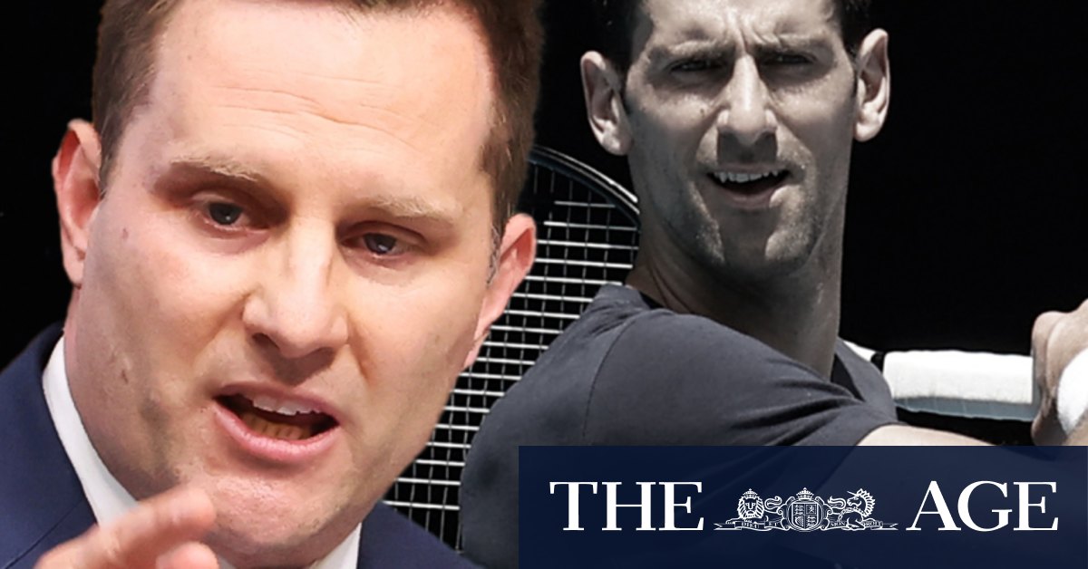 Pemerintah Australia, Menteri Imigrasi Alex Hawke menyatakan bintang tenis berisiko terhadap ketertiban sipil, kesehatan masyarakat