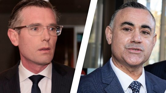 Dominic Perrottet and John Barilaro.