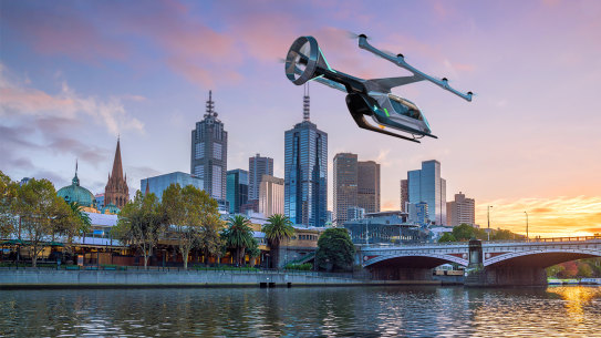 Uber was expecting to offer commercial flying taxis in Melbourne by 2023.