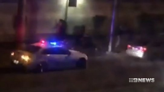 A Queensland police officer has been choked, almost becoming unconscious in a vicious attack at Mitchelton.  