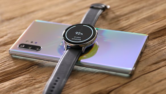 Wireless power share lets you top up another device using your phone's battery.